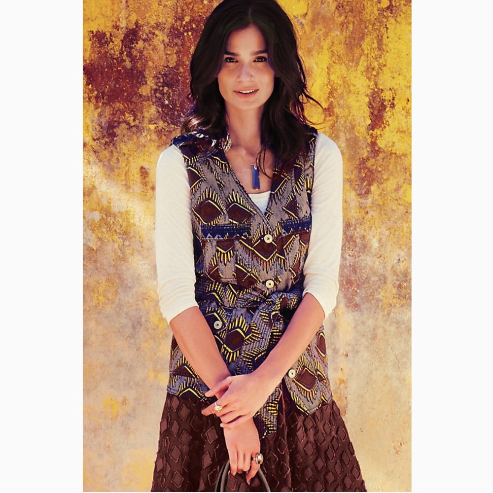 Eleveneses Geo Safari Vest Belted NWT S Utility